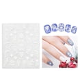 thumbnail image 4 of DIY Nail Art Stickers: 3 Sheets 5D Embossed Nail Sticker Nail Decals for Women, 4 of 9