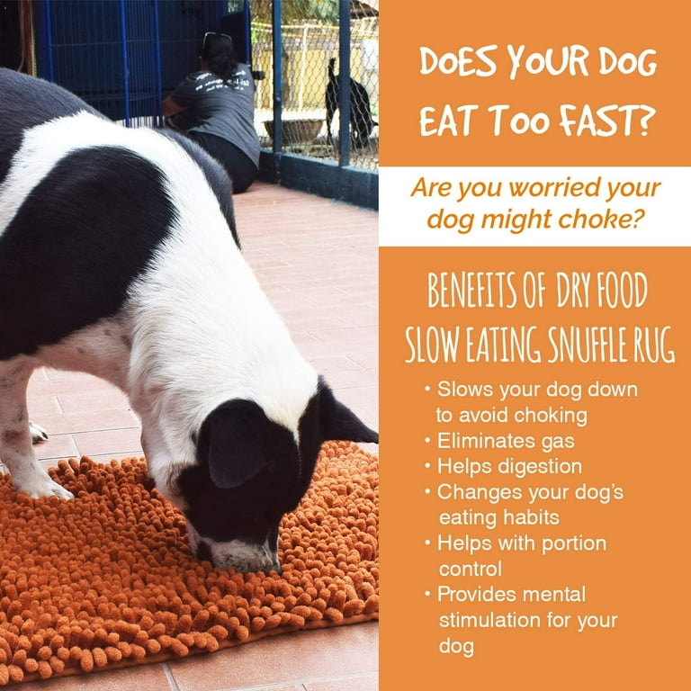 Our K9 Training Made Easy Snuffle Mat for Dogs 3 Uses 1 Mat Super Large Size 31 x 19 Microfiber Dog Towel Chenille Dog Mat