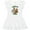 AA-White, variant on Inktastic I Love My Farm with Happy Farm Animals Girls Baby Dress