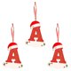 thumbnail image 2 of Navidad Little Red Hat Carta Colgante DIY Escribible Nombre 26 Carta Colgante Wmkox8yii gf6290, 2 of 4