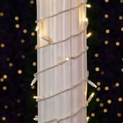 Novelty Lights Warm White 100 LED Christmas Mini Light Set (white Wire, 34 Feet)