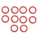 thumbnail image 4 of 10x Tijeras de Peluqueria Zulema Inserciones de Anillos de Dedo Rojo, 4 of 8