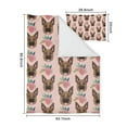 thumbnail image 5 of German Shepherd with Roses Duvet Cover and Pillowcase Set for Single Bedding, Bedroom Accessories for Kids Teens, 5 of 5