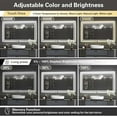 thumbnail image 2 of PAIHOME 24*40 inches Vanity Mirror, 3 Color LED Lighted Anti-Fog rectangle Bathroom Mirror with Tempered Glass, 2 of 5