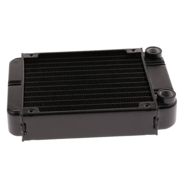 Radiador Intercambiador de Aluminio Macarena para CPU CO2 Sistema de Refrigeración Por Agua 150x115x30mm Enfriador de agua de refrigeración por computadora