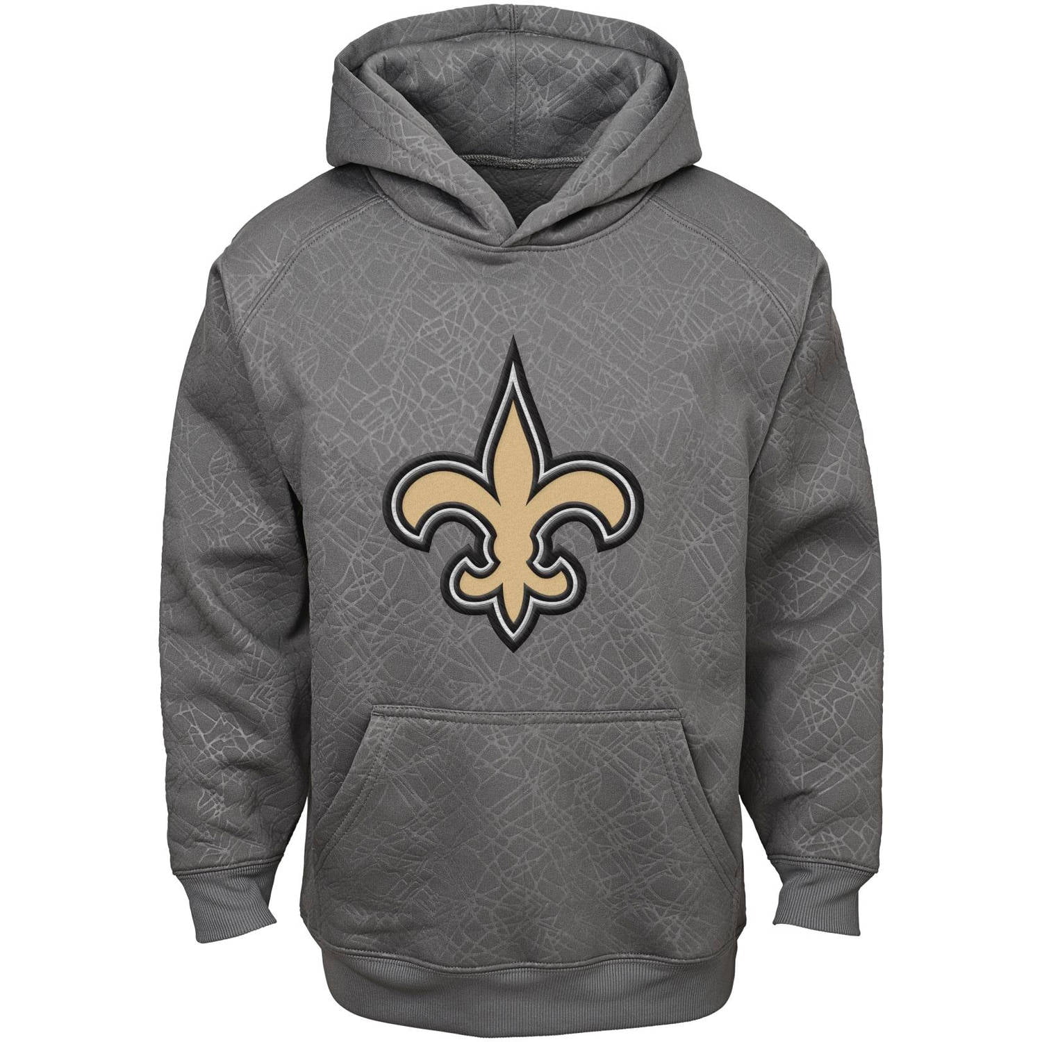 NFL Boys' New Orleans Saints SyntheticHooded Fleece Top - Walmart.com