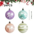 thumbnail image 4 of 24PCS Christmas Ball Ornaments, 2.36 in Shatterproof Xmas Tree Decorations, Plastic Baubles for Holiday, Party, Wedding, or Home Decor, 4 of 5