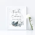 thumbnail image 2 of Koyal Wholesale Winter Woodland Watercolor Party Sign Please Take One 8.5x11, 2 of 4