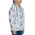 thumbnail image 3 of Picia Poodle Dog Pattern Youth Hoodie - Warm Pullover Sweatshirt with Kangaroo Pocket, Ideal for Boys and Girls-X-Large, 3 of 6