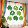 thumbnail image 4 of St. Patricks Day Ornament Pendant Set | Green Paper Hanging Decorations | 3 Pack Festive Party Props 10x9.8cm Each | Durable Reusable Décor | Easy Mount for Doors, Walls, Cupboards | Classic Irish, 4 of 6