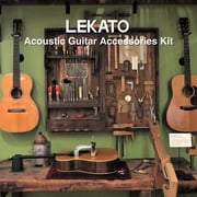 LEKATO 72Pcs Guitar Tool Kit, Guitar Repair Kit, Guitar Setup Kit, Professional Guitar Repairing Maintenance Tool Kit for Luthier Beginner, Guitar Accessories for Acoustic Guitar Ukulele Bass Banjo