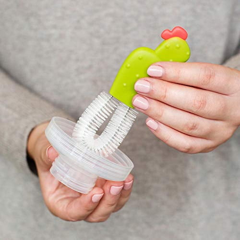 Boon Cacti Bottle Cleaning Brush Replacement Set, 4-Piece, Green