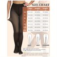 thumbnail image 6 of Women's Fleece-Lined Sheer Leggings – Faux See-Through Thermal High-Waisted Thick Winter Tights, 6 of 6