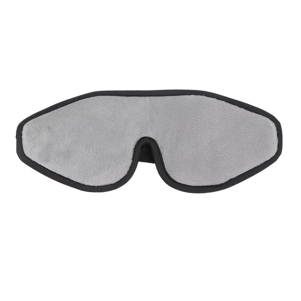 Parche para dormir de franela 3D, antifaz para dormir, antifaz para dormir, antifaz para dormir en casa, color gris