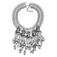 thumbnail image 2 of Qarigey Collar clavícula calavera grande esqueleto Punk Collar cadenas cortas joyería exagerada calavera accesorio señora fiesta Ropa, zapatos y accesorios Miscelánea Negro Qarigey AP014931-02, 2 of 6