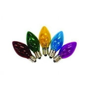 Holiday Bright Lights Incandescent C7 Multicolored 25 ct Replacement Christmas Light Bulbs