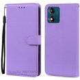 thumbnail image 1 of E13 Case For Motorola Moto E13 Case Leather Wallet Flip Cover For Moto E13 Phone Case For Motorola Moto E13 Capa Case Fundas Light Purple for Moto E13, 1 of 6