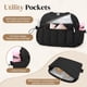 thumbnail image 4 of Bolso pañalera tote acolchado FullWoyi con bandolera y estuche para chupete, 4 of 9