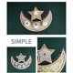 thumbnail image 5 of Luna estrella madera Eid decoración para el hogar decoración musulmana bandeja de comida (a) Afortunado Sencillez, 5 of 5
