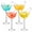 4 Pcs, variant on Bird Bam Glasses, Set of 4 Unique Bird Shaped Cocktail & Wine Glasses, 5.4 Oz Novelty Drinkware for Parties & Home Decor