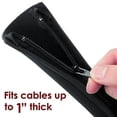 thumbnail image 3 of 20" Cable Management Sleeves Flexible Neoprene Wire Organizer, 4-pack, 3 of 6