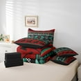 thumbnail image 6 of jejeloiu Boho Bohemian Print Twin Bedding Sets 7-Piece,Western Cowboys Horse Bedding Comforter Set,White Dreamcatcher Sheet Sets For Boys Kids,Lightweight Bedroom Decorative Reversible, 6 of 8