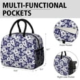 thumbnail image 6 of Womens Pioneer Flower Floral Print Pattern Lunch Box for Work,Insulated Lunch Bag for Women,Loncheras Para Mujer,Leakproof Adult Lunch Bag for Work,Beach,Travel,Picnic,Camping, 6 of 6
