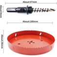 thumbnail image 3 of Hss Bi-metal Hole Saw With Shank For Wood And Metal, 3 of 5