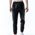 thumbnail image 4 of jsaierl Reflective Pants Men Hip Hop Trousers Casual Gold Print Jogger Sweatpants Drawstring Sequin Shiny Trousers, 4 of 7
