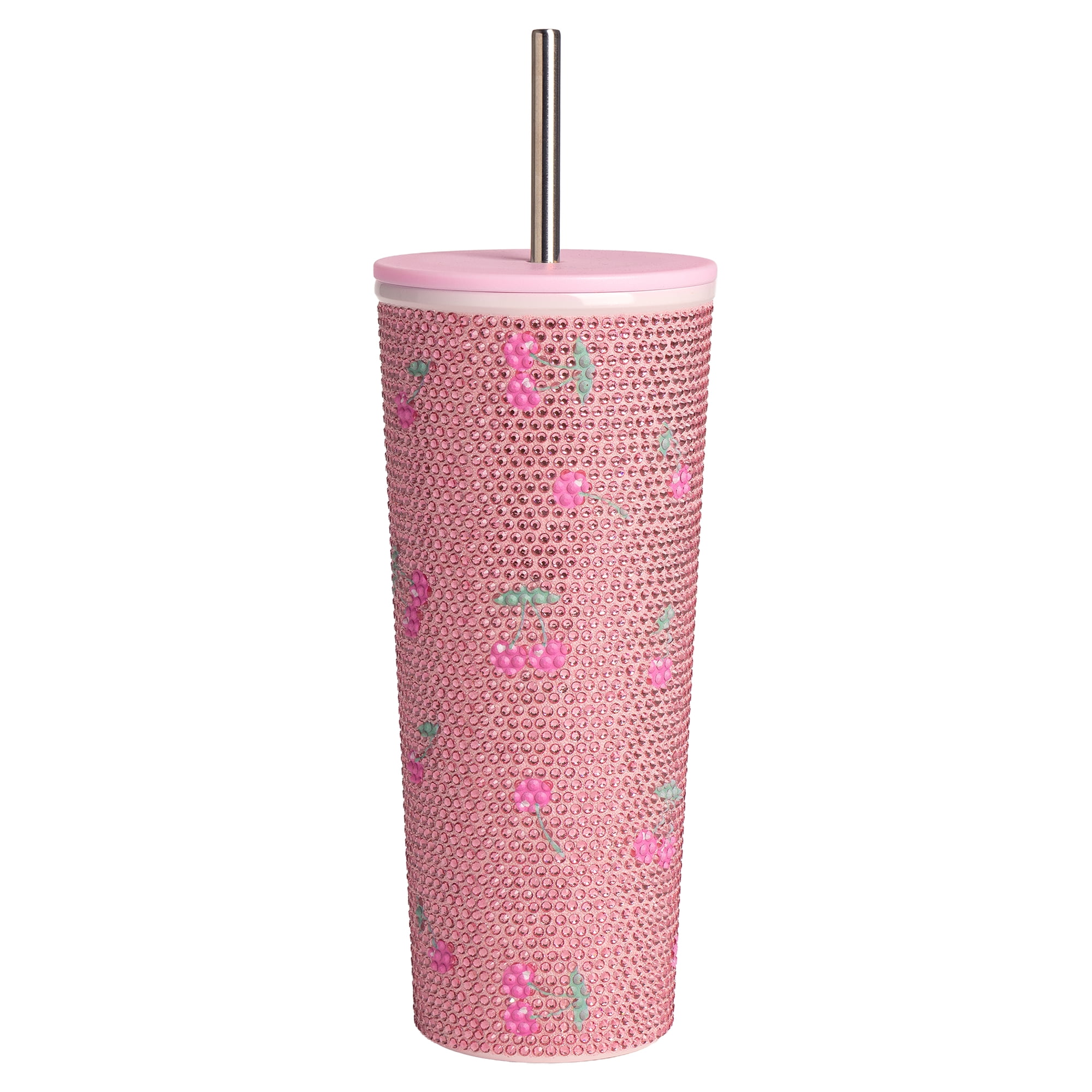 プリズムデザイン ディーバ 62 ピンクリミテッド Paris Hilton 40 oz Tumbler with Handle, Raspberry Metallic