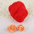 thumbnail image 3 of LYUMO Needle Felting Wool 55g Roving Spinning Sewing Trimming Handiwork Material Red, 3 of 7