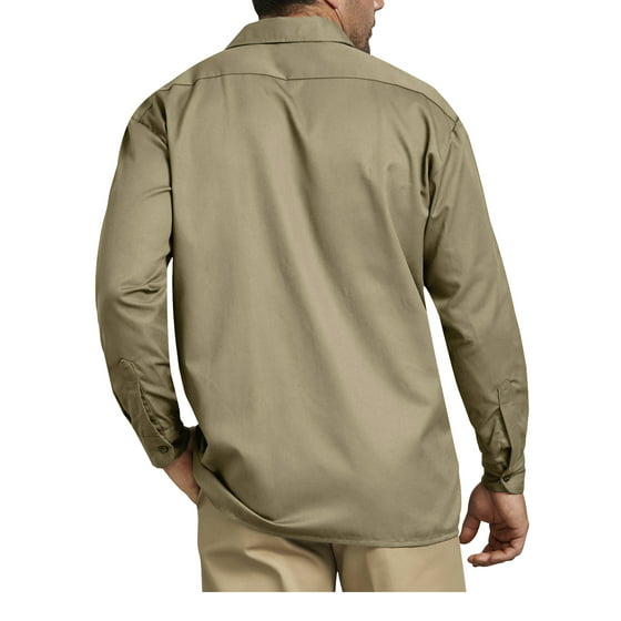 Big Men's Long Sleeve Twill Work Shirt - Walmart.com