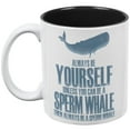 thumbnail image 2 of Always Be Yourself Sperm Whale All Over Coffee Mug, 2 of 2