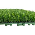 thumbnail image 4 of Interlocking Artificial Grass Tiles, 12x12 Inch Self-Draining Fake Grass Deck Flooring Mat Patio, Balcony, Backyard, Dog Potty Grass, Indoor Outdoor Landscape Garden Lawn, 4 of 9