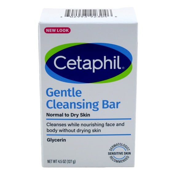 Cetaphil Gentle Cleansing Bar 4.5oz (Pack of 3)