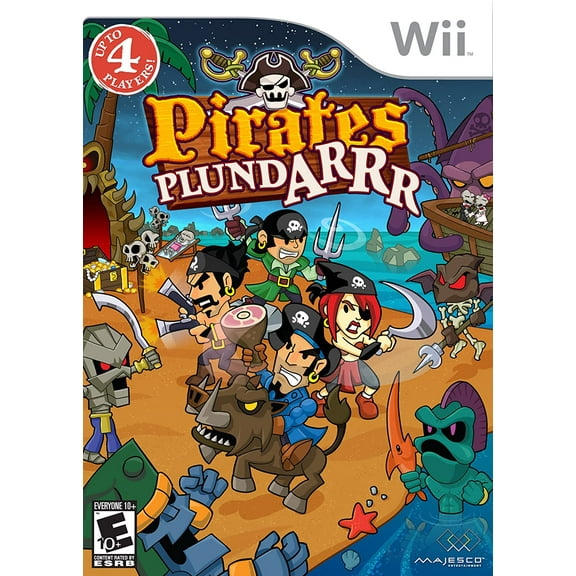 PIRATES PLUNDARR - For Nintendo Wii