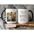 thumbnail image 2 of Custom Photo and Text Mug, Personalized Ceramic Coffee Mug with Pictures, Names, or Logo,Unique Gift for Men & Women, Tea Cup Set for Any Occasion (Black, 15 Oz), 2 of 4