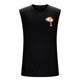 thumbnail image 5 of Camiseta sin mangas de cuello redondo para hombre, jersey deportivo de alta elasticidad, cuello redondo, sin mangas, ropa deportiva para hombre musculoso, camiseta sin mangas de algodón para hombre, 5 of 5