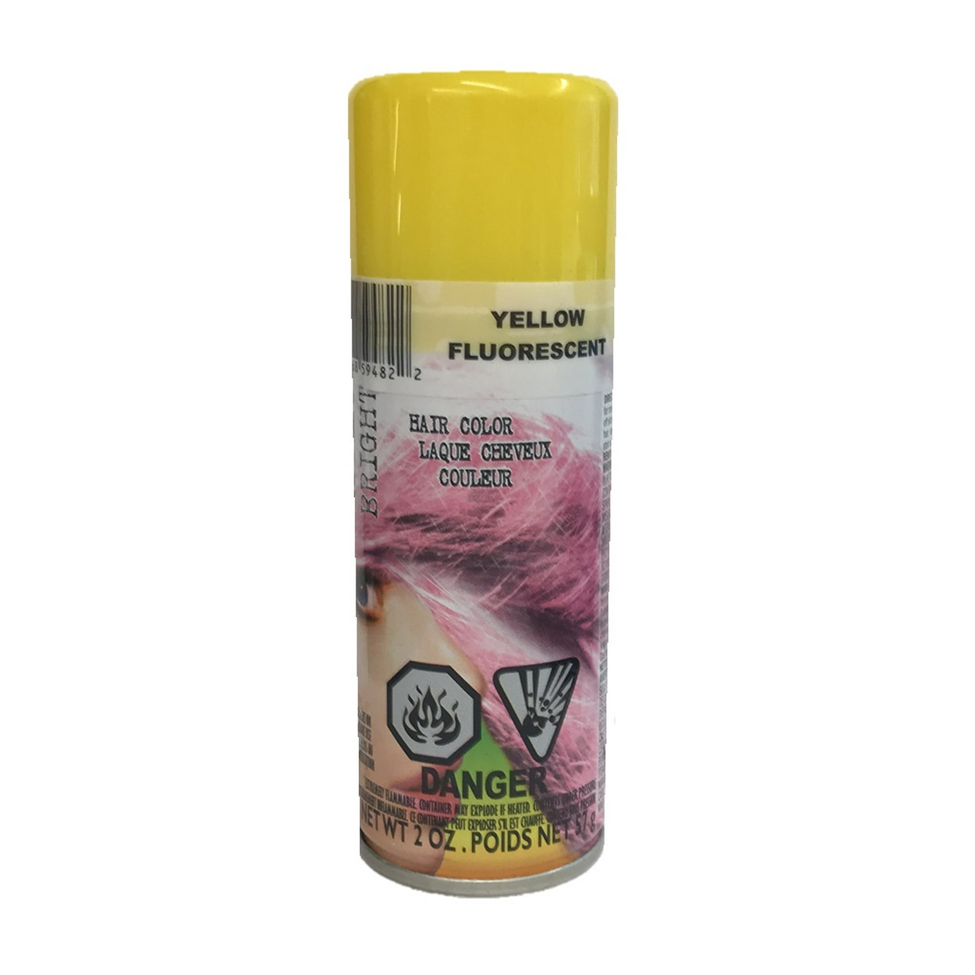 Yellow Hair Spray Color