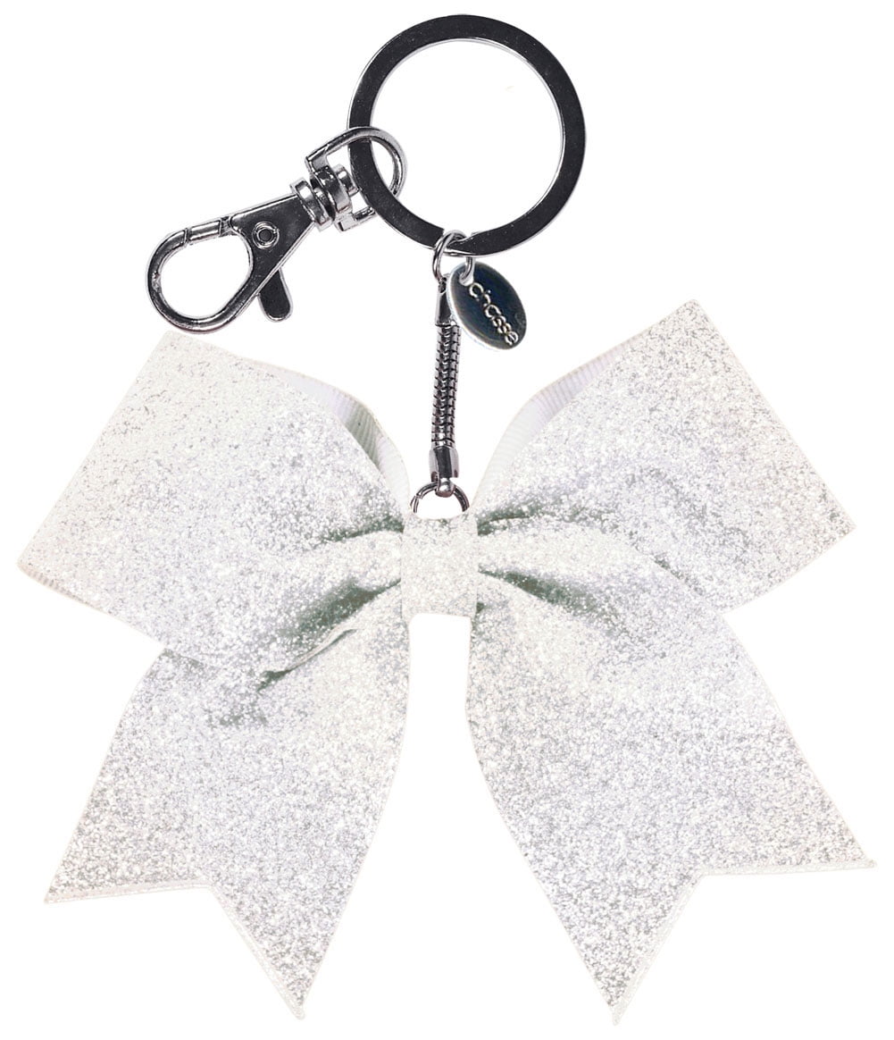 Mini Glitter Bow Keychain 