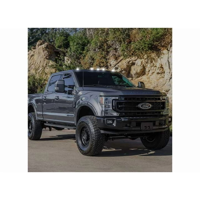 1722 F250/F350/F450/F550 SUPERDUTY CLEAR CAB ROOF LIGHT LENS FORWARD & REAR FACING WHITE LED