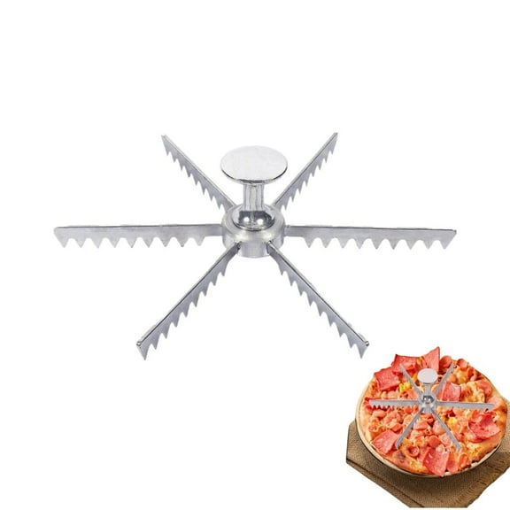 QZS Pie and Cake Marker,Portable Pie Marker,Durbale Aluminum Alloy Portion Divider Pieces Separator for Cutting Cake Pieces Kitchen Gadget