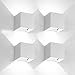 thumbnail image 3 of Mille Lucciole Modern LED Outdoor Wall Sconces White Aluminum IP65 Waterproof 4 Pieces, 3 of 4