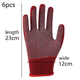 thumbnail image 2 of pares de guantes de trabajo multiusos con pequeños guantes de protección laboral con bloqueo de color para plantar jardines de palmeras Ormromra CPB-US-DYP745-1, 2 of 5
