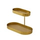 thumbnail image 2 of Organizador de encimera de baño, bandeja de tocador, soporte de perfume estable multiusos para Almohadilla dorada y amarilla, 2 of 9