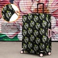 thumbnail image 4 of Black Soccer Balls with Green Elements Pattern Luggage Cover Fashion Suitcase Cover Baggage Covers Fit 25-28 Inch Luggage (Go Travel), 4 of 5