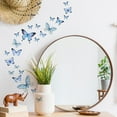 thumbnail image 4 of Glow in The Dark Butterfly Wall Decals，Glowing Luminous Butterfly Wall Stickers Blue Removable self-Adhesive Butterfly Decals for Girls Bedroom Kids Baby Nursery Living Room Decoration, 4 of 9