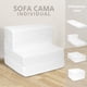 thumbnail image 2 of Sofá Cama Individual Onof SCI Plegable 2 en 1 Cama Portátil Color Blanco, 2 of 5