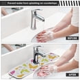 thumbnail image 5 of Coolnut 2 Pack Faucet Mat Splash Guard for Kitchen Sink,Floral Butterflies 30x5 Inch Super Absorbent Microfiber Sink Protector Mat, Kitchen Sink Mat Machine Washable Kitchen Sink Accessories, 5 of 7