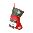 thumbnail image 1 of Christmas Tree Ornaments Funny Unique Small Christmas Tree Ornaments Red Plaid Christmas Stockings with Santa Snowman Elk, 1 of 6